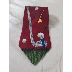 RARE! Vintage “FORE” Golfer’s Necktie From SAVE The Children Collection 58" x 4"